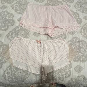 Cosabella and Eberjey Pajama Shorts size medium set